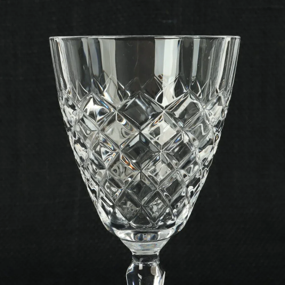 Vintage Water Goblet Dauphine by CRISTAL D'ARQUES-DURAND Set of Two